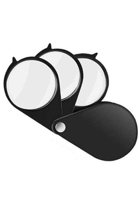 PM-6585 Katlanır 3lü 30 Mm Cep Büyüteç