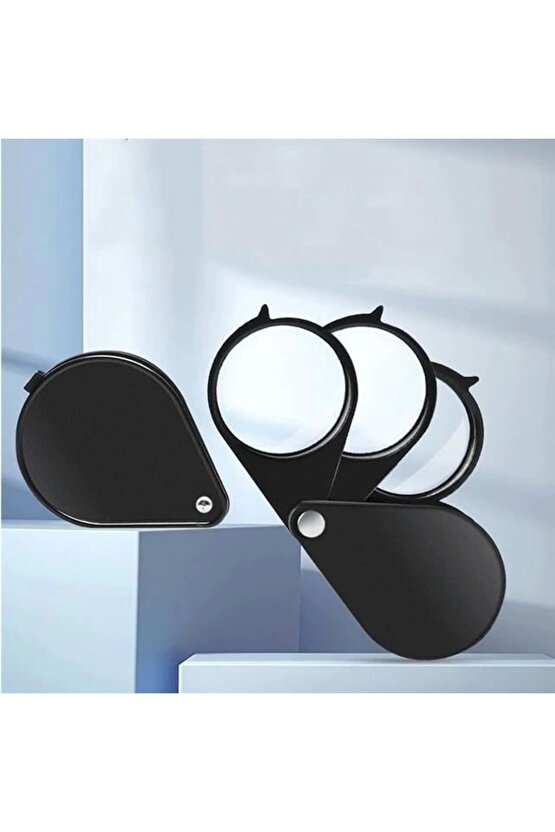 PM-6585 Katlanır 3lü 30 Mm Cep Büyüteç