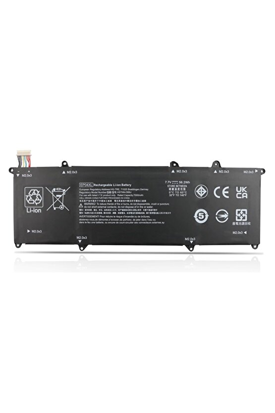 Hp Elite Dragonfly G1, G2, EP04XL, EP04056XL Notebook Bataryası, Laptop Pili  RHL-199