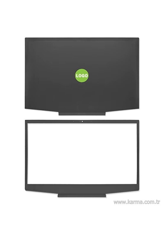 Hp Pavilion Gaming 15-CX000, 15-cx100 Serisi TPN-C133 Notebook Cover, Bezel SET (Yeşil Logo)
