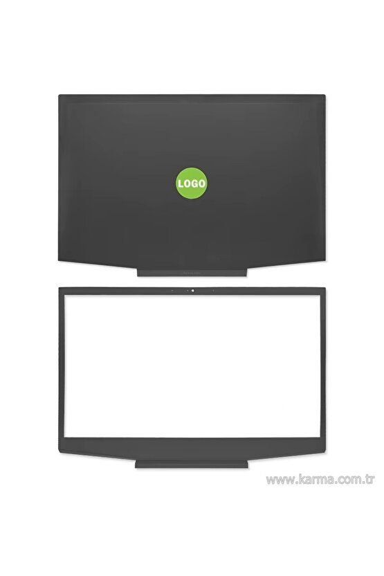 Hp Pavilion Gaming 15-CX000, 15-cx100 Serisi TPN-C133 Notebook Cover, Bezel SET (Yeşil Logo)