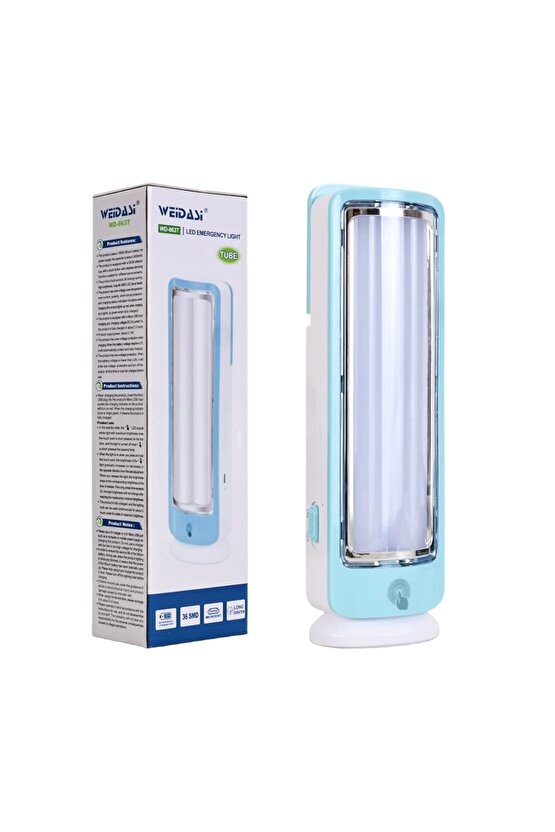 Wd-863t 36 Ledli Şarjlı Işıldak