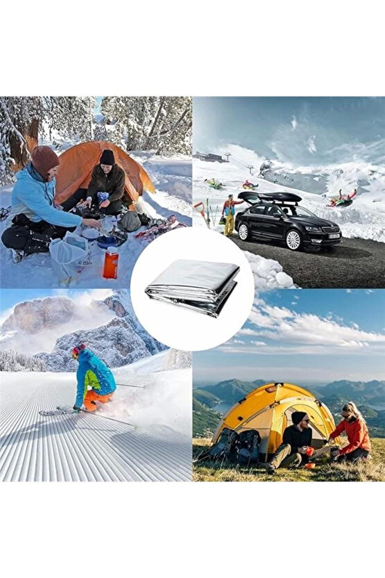 Acil Durum Battaniyesi, Folyo Battaniye Isı Sağkalım Yansıtıcı Termal Battaniye, Hayatta