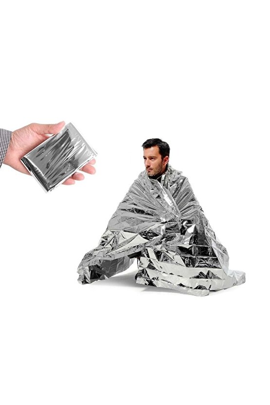 Acil Durum Battaniyesi 160x210 Blanket --- --- Gri 1ad.