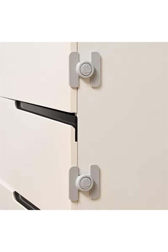 Art Sn-28751 Düğmeli Tip Dolap Ve Çekmece Çocuk Güvenlik Kilidi Lab