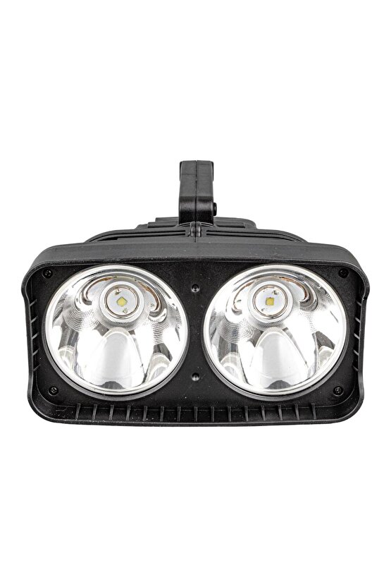 SÜPER PARLAK PİLLİ - ŞARJLI - 4 FARKLI MOD SEÇENEKLİ BATTAL BOY EL FENERİ W5123 (5273)