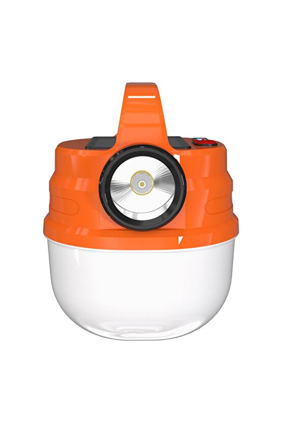 Powermaster Hb-v70 Çift Işıklı 50 Watt Şarj Edilebilir Kamp Feneri