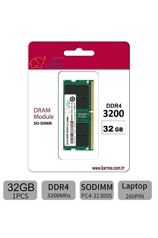 Hp 15-dy0013dx, 15-dy0014ds, 15-dy0014la Uyumlu 32GB Ram Bellek