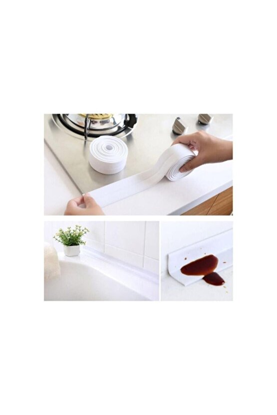 Su Sızdırmaz Geçirmez Bant Lavabo Küvet Kenar Bandı Küvet Duş