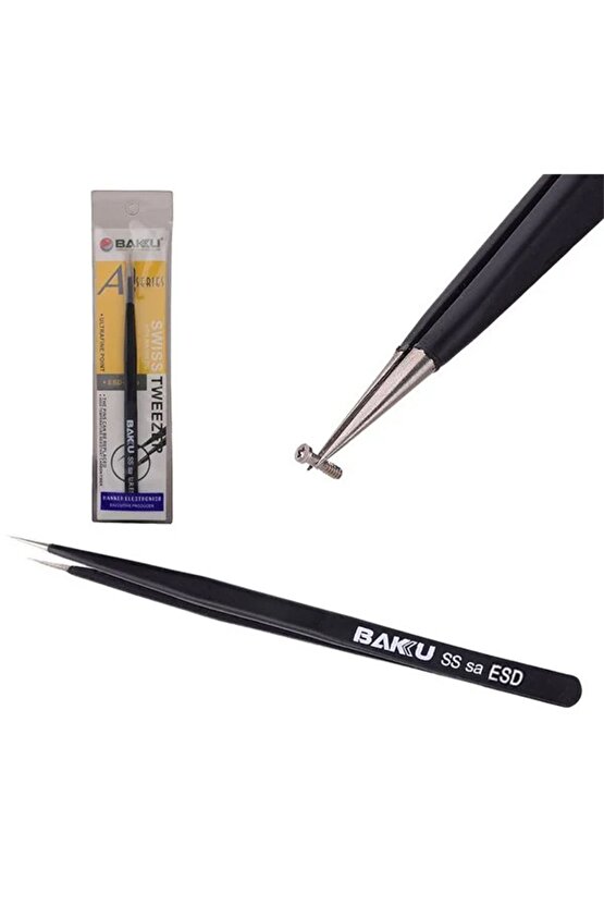 Yeni Sezon Xdn Bk-A8-Ss-Sa-Esd Ince Uzun Uç Siyah Cimbiz Kampanya