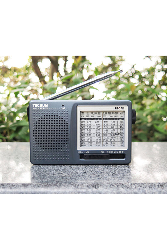 TECSUN R-9012 FMAMSW 12 Bant Taşınabilir Cep Tipi Yüksek Hassasiyetli Radyo Alıcısı Ücretsiz Kargo