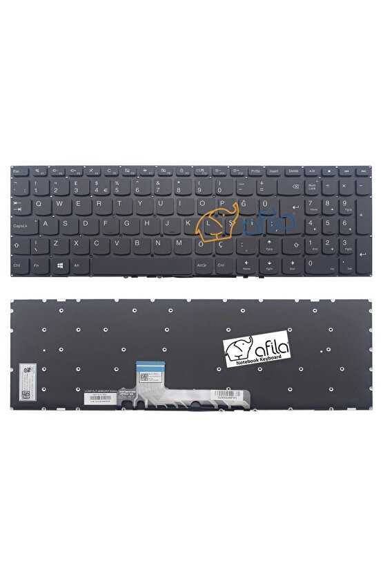 Lenovo ideaPad 310s-15IKB (80UW) Notebook Klavyesi - Tuş Takımı (Siyah TR)