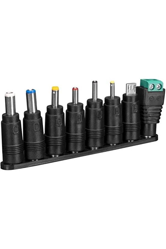 S-Link SL-128C 3 Volt - 12 Volt 1 Amper Ayarlı 8 Uçlu Swıtch Mode Plastik Kasa Adaptör