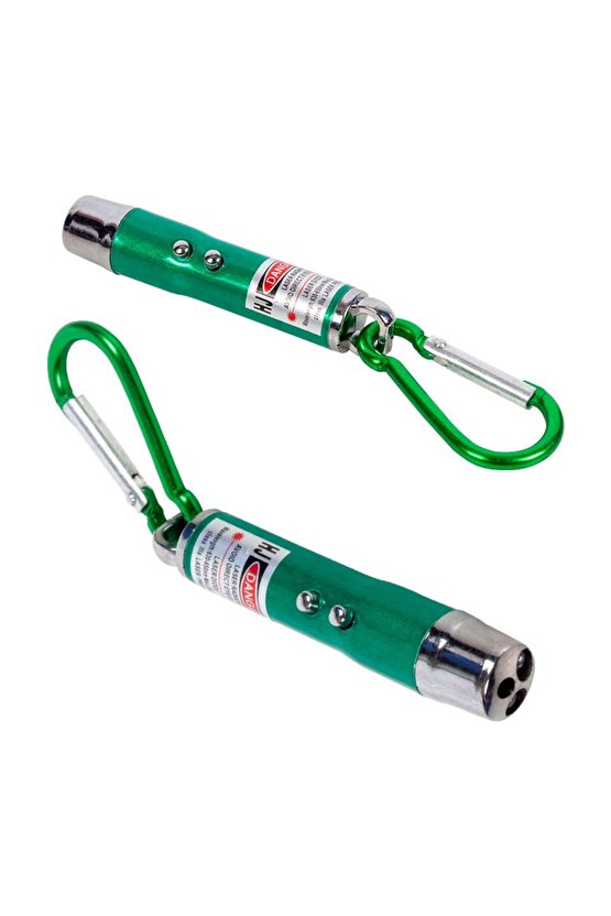 3IN1 KIRMIZI LASER POINT - PARA KONTROL VE EL FENERİ (4178)