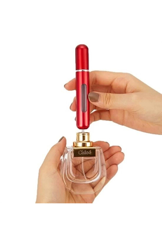 Parfüm Şişesinden Dolabilir Yedek Cep Parfüm Şişesi Aparatı