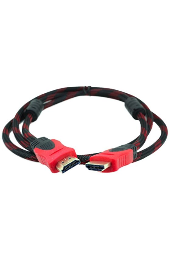 Hdmı Kablo 1.5 Metre Örgülü Poşetli Powermaster * Fully G-507a (1.4v-3d)