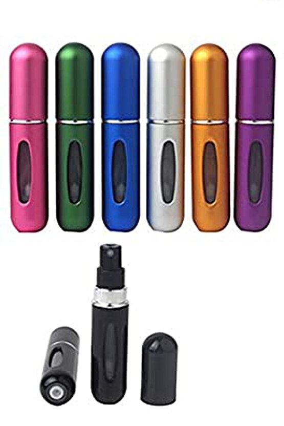 CLZ192 Cep Parfüm Şişesi Atomizer Seyahat Parfüm Şişesi Cep Kolonya Şişesi 5 Ml