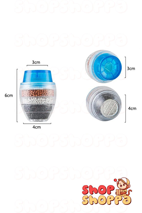 5 Katmanlı Aktif Karbon Su Arıtma Aparatı, Su Temizleme Filtresi, Musluk Başlığı, Musluk Ucu