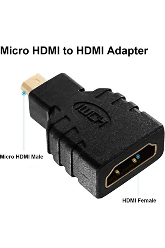 Yd Bilişim Hdmı Dişi - Micro Hdmı Erkek Çevirici Aparat