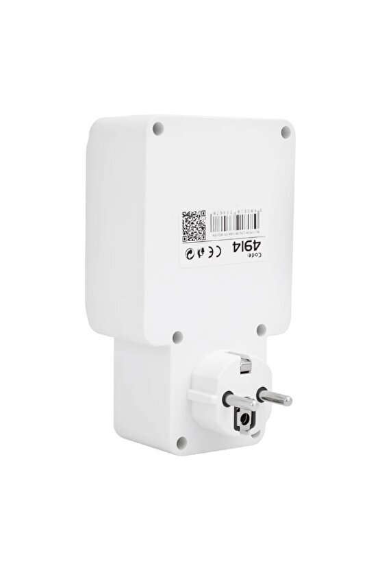 Pm-4914 220 Volt - 16 Amper Tekli Akım Korumalı Sigortalı Priz