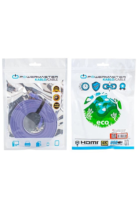 Cat6 Yassı Kablo 5 Metre