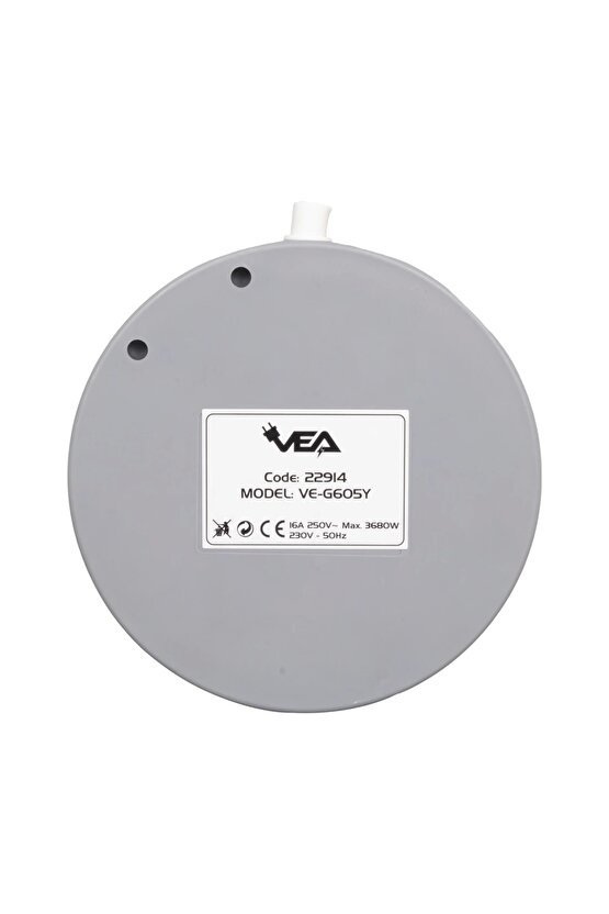 Vea Ve-g605y 5li Anahtarlı 1.5 Metre Grup Priz