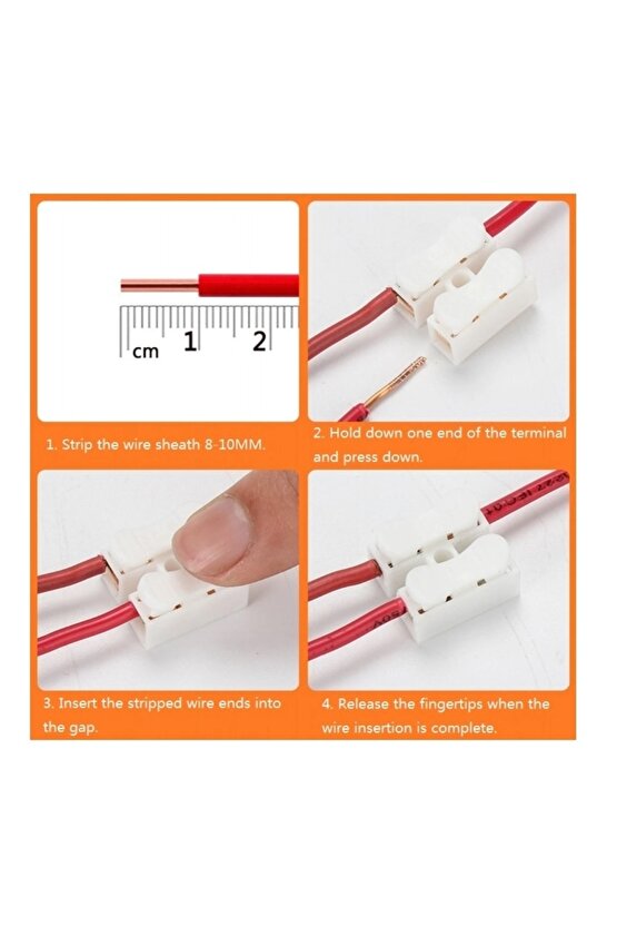 2li Mantallı - Vidasız Klemens - Basmalı