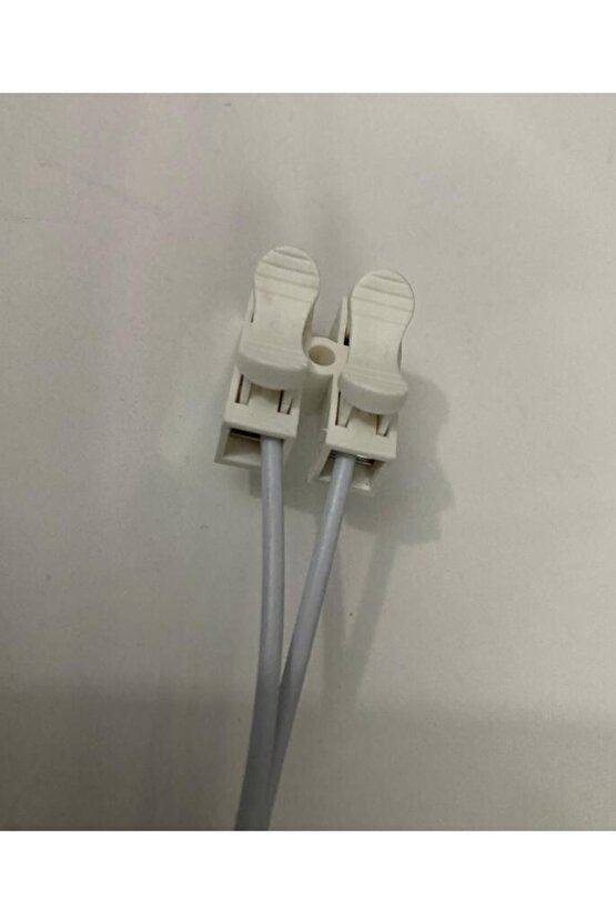 Mandallı Vidasız Klemens - Basmalı Tip - 2 Pin 2 Li Paket