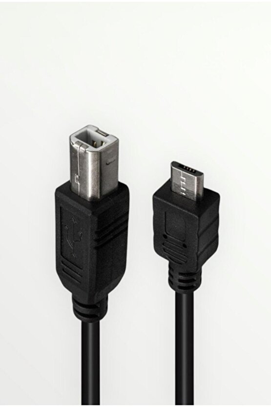 1.5m Micro USB – USB-B Yazıcı Kablosu | Printer Connection Cable