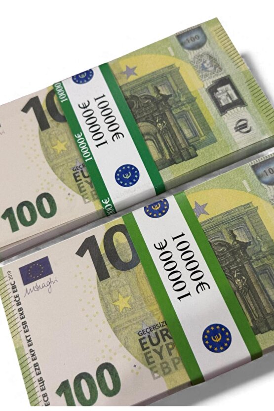 2 Deste 100 € Sahne Parası – Film, Fotoğraf, Düğün Atma, Koleksiyon ve Dekor İçin Prop Money