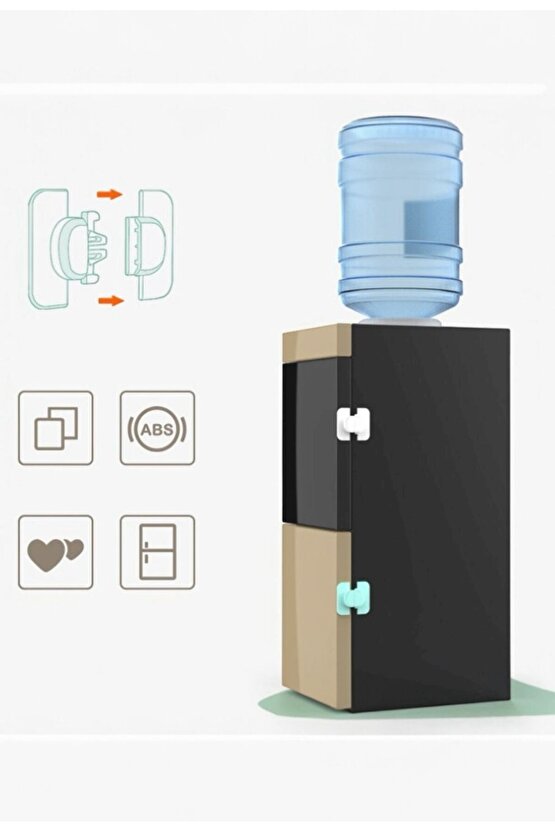 Buzdolabı ve Dolap Çocuk Kilidi – Geçmeli & Yapışkanlı Güvenlik Kilidi ( 1 adet )