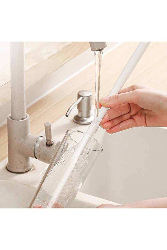 Beyaz Renk Silikon Biberon ve Kavanoz Temizleme Fırçası