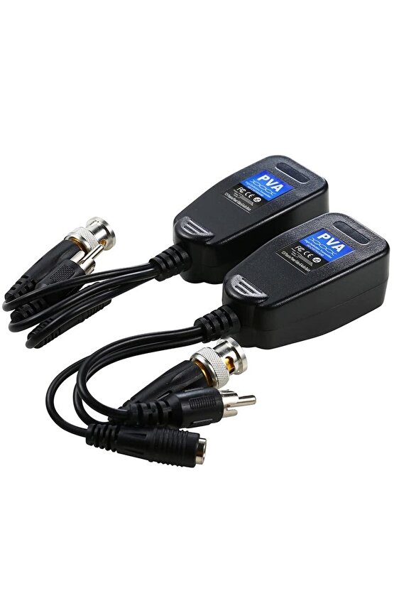 Pm-3899pva Bnc To Rj45 Vıdeo Balun + Power + Audıo Konnektör