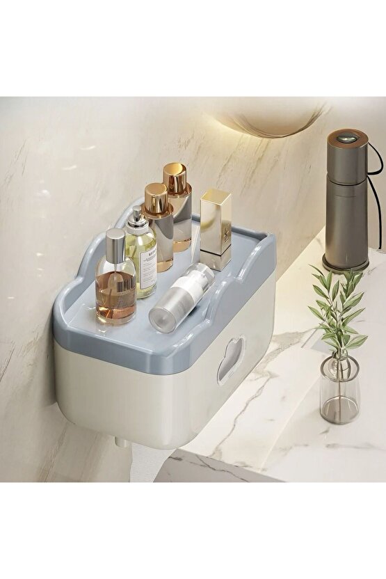 Duvara Monte Tuvalet Kağıdı Kutusu – Açık Model, Pratik Rulo Tutucu