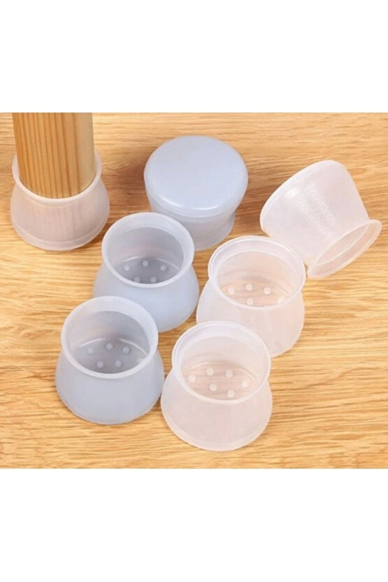 Masa Ve Sandalye Ayak Koruyucu Silikon 12 Adet - TNX7123-4165