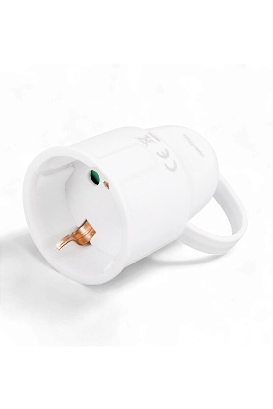 16A Askılı Dişi Fiş – Yüksek Akım Dayanımlı, Pratik Askılı Tasarım, Topraklı Elektrik Fişi