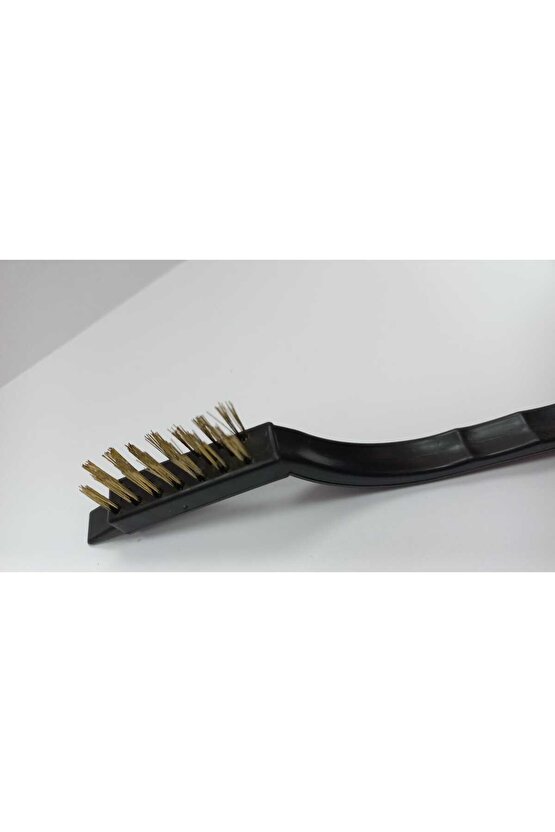 3lü tel fırça seti pirinç-naylon-çelik fırça