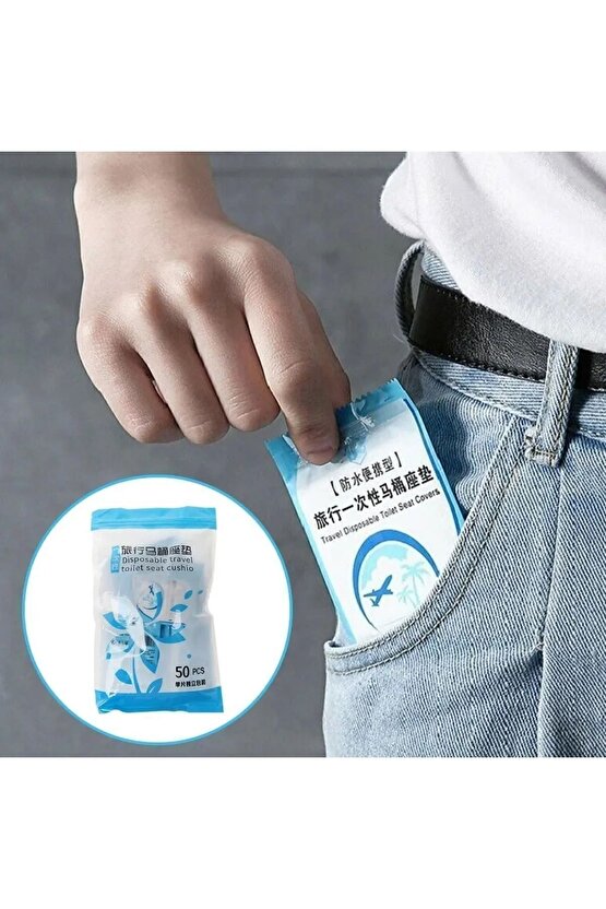 Aveo 50 Adet Klozet Örtüsü Klozet Poşeti Klozet Kapak Örtüsü Dispenseri