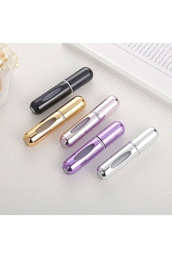 Cep Parfüm Şişesi 8 ml Doldurulabilir Atomizer - 3 Adet