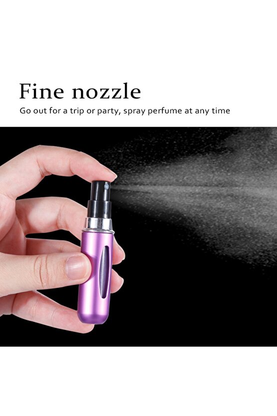 Doldurulabilir Mini Parfüm Şişesi | Çanta Içi Seyahat Cep Boy Yedek Parfüm Ve Kolanya Şişesi