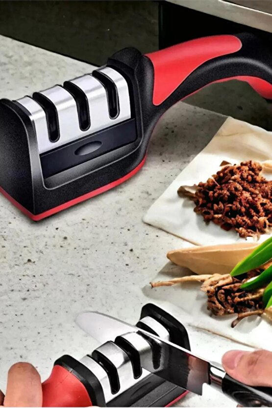 Aveo 1 Adet 3 KADEMELİ ELMAS BIÇAK BİLEYİCİ