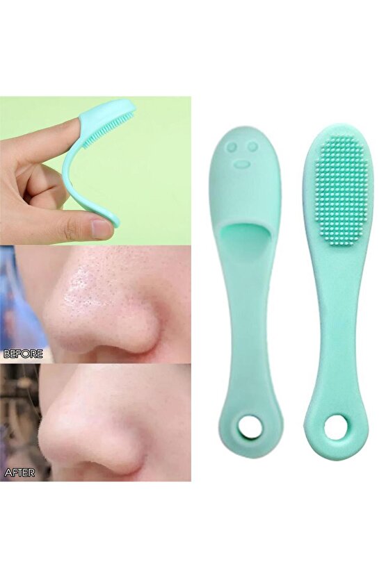 Sunup SN-26764 Parmak Şekilli Silikon Yüz Burun Gözenek Temizleme Fırçası