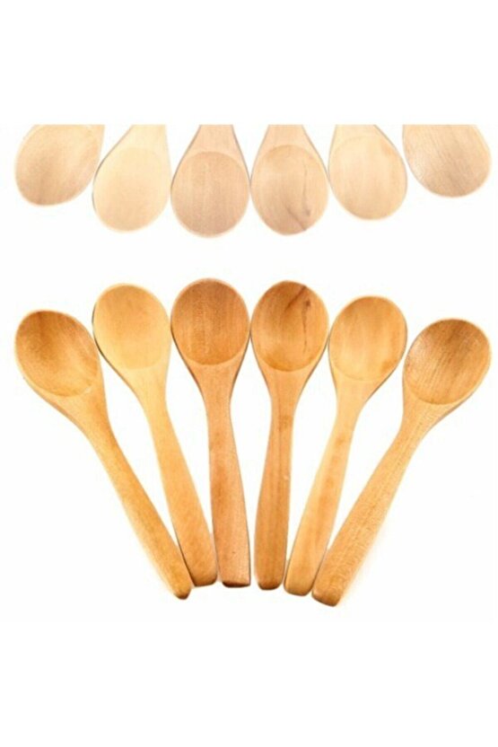 Ahşap Kaşık Küçük Boy 6lı