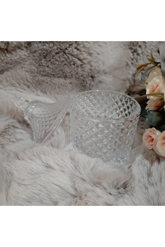 Kristal Cam Şekerlik,mini Lokumluk,kahve Yanı Çikolatalık