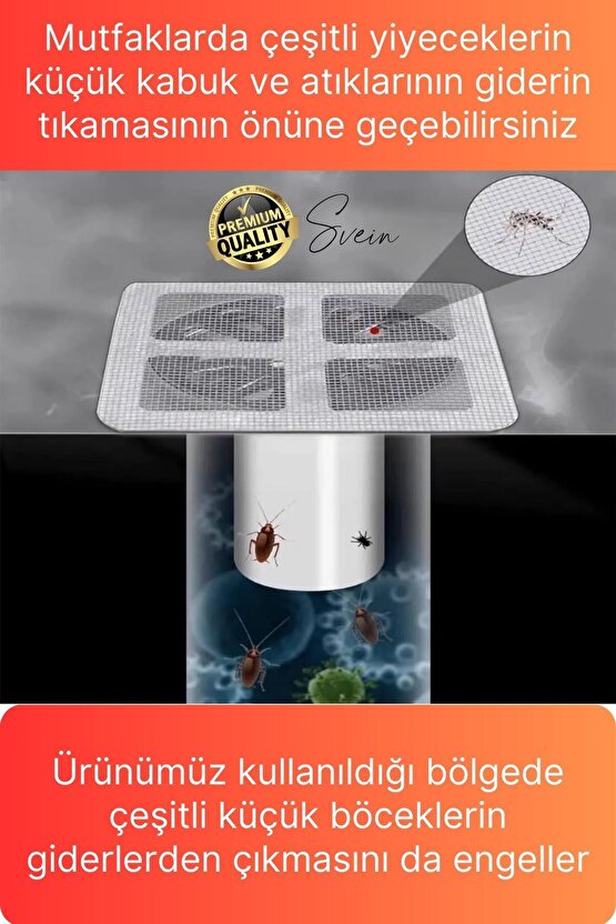 10 Adet Kullan At Yapışkanlı Banyo Duş Gider Süzgeci Saç Küvet Drenajı Tıkanıklık Tahliye Kapağı