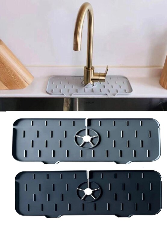 Silikon Musluk Matı Mutfak Banyo