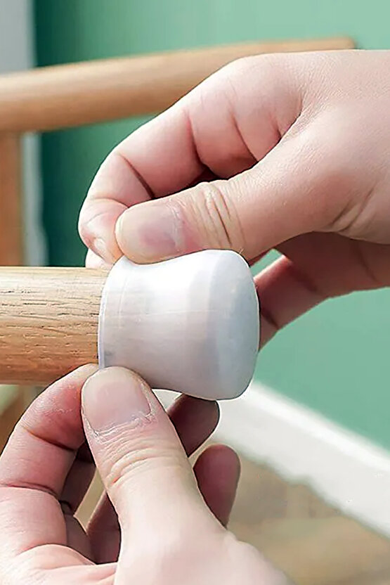 12 Adet Silikon Masa Sandalye Koruyucu, Masa Sandalye Kaydırmaz, Zemin Koruyucu Silikon Pabuç