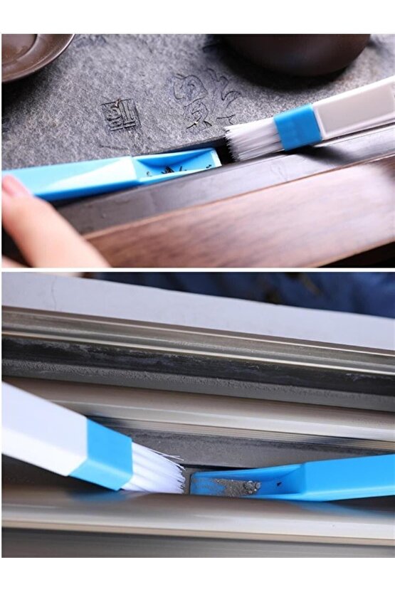 Klavye ve Pencere Oluğu Temizleme Fırçası Mini Kürekli