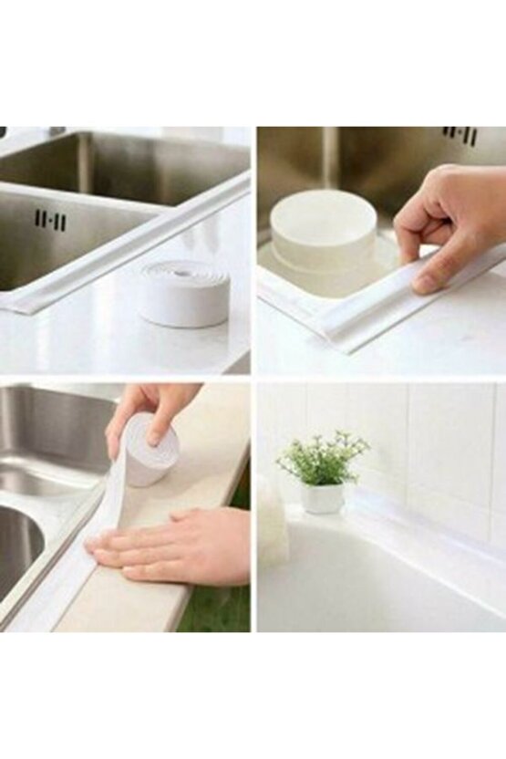 Su Sızdırmaz Bant Mutfak Lavabo Pencere Duvar Bandı 3.2 M