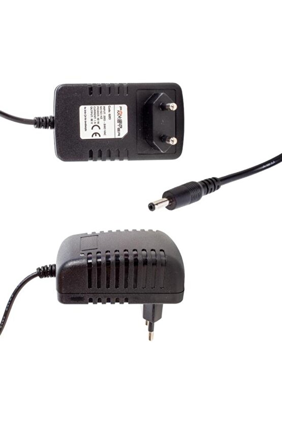 PM-620 18 Volt - 1 Amper 3.5*1.35 Mm Uçlu Plastik Kasa Priz Tipi Adaptör